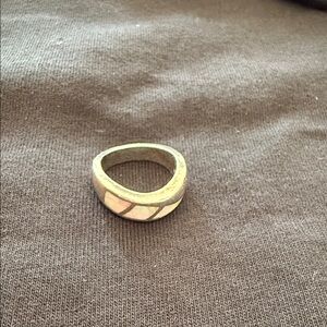 Elegant Sterling Silver/Moon Stone Women's Ring